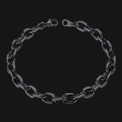 Rolo-Gliederarmband aus Edelstahl