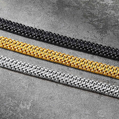 Klobiges Uhrenarmband mit Gliederkette