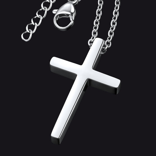 Klassische Kreuz Halskette MännerFrauen