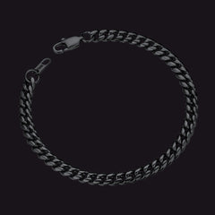 Panzerarmband aus Edelstahl mit kubanischen Gliedern