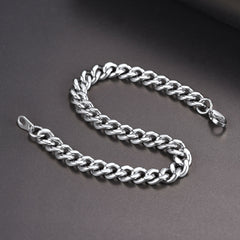 Thick Cuban Chain Link 5/7/9/12mm Width Bracelet