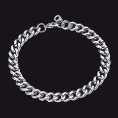Thick Cuban Chain Link 5/7/9/12mm Width Bracelet