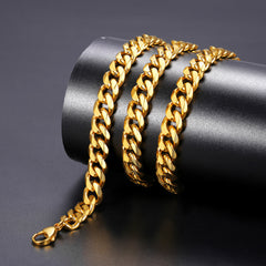 Klobige Miami Curb Cuban Link Chain Halskette für Männer