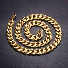 Klobige Miami Curb Cuban Link Chain Halskette für Männer