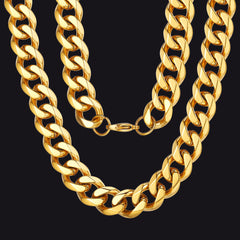 Klobige Miami Curb Cuban Link Chain Halskette für Männer