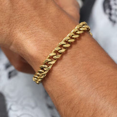 Pulseira de corrente cubana Miami com 5/7/9/12 mm de largura