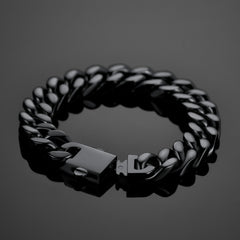 Pulseira de corrente cubana Miami com 5/7/9/12 mm de largura