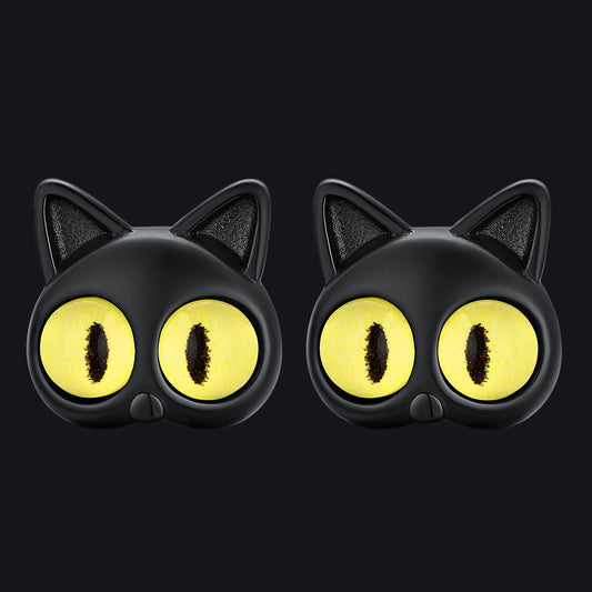 Brinco de gato preto para mulheres/homens