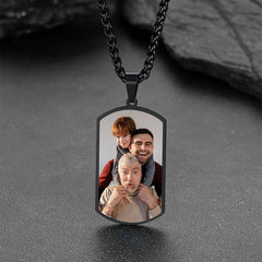 Personalisiertes Foto-Hundeanhänger-Halskettenbild-Erinnerungsgeschenk