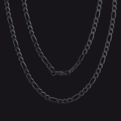 Figaro-Gliederkette, kubanische Halskette für Männer und Frauen, 4/6/9/13 mm Breite