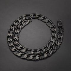 Figaro-Gliederkette, kubanische Halskette für Männer und Frauen, 4/6/9/13 mm Breite