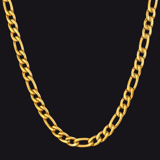 Figaro Link Chain Necklace for Men Women