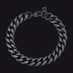 Unisex 9MM Chunky Cuban Link Chain Bracelets Gift Bracelet