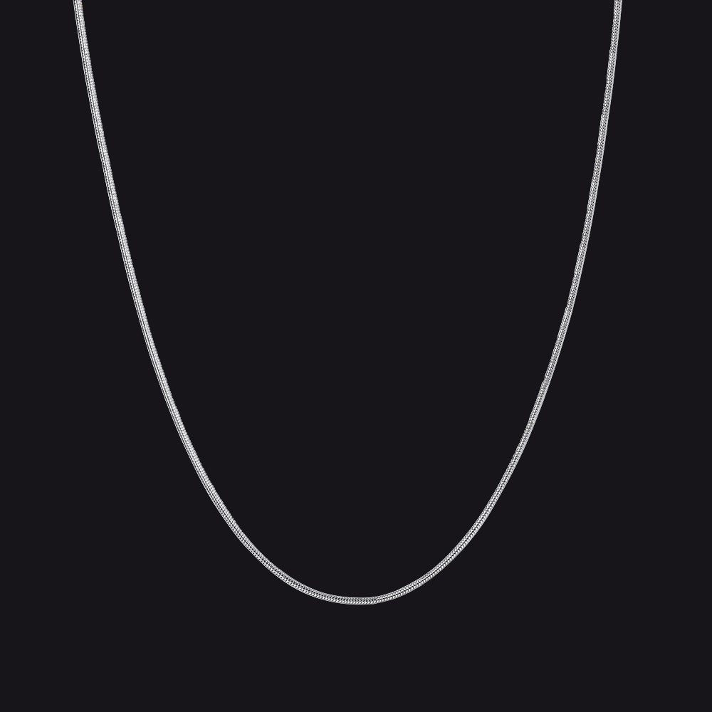 Stainless Steel 1.2mm Slim Chain Necklace for Women