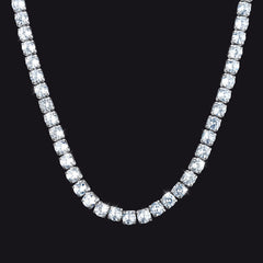 Tenniskette mit Zirkonia-Diamantschliff, für Herren und Damen