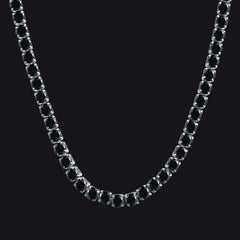 Tenniskette mit Zirkonia-Diamantschliff, für Herren und Damen