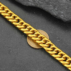 Colar feminino com corrente grossa de Miami Cuban Curb