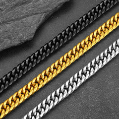 Colar feminino com corrente grossa de Miami Cuban Curb
