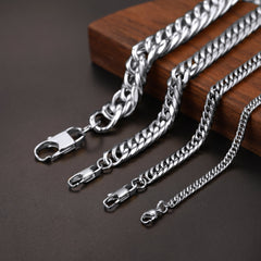 Colar feminino com corrente grossa de Miami Cuban Curb