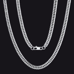 Colar feminino com corrente grossa de Miami Cuban Curb