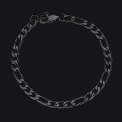 Pulseira Figaro Cuban Link Chain Curb 6mm-13mm