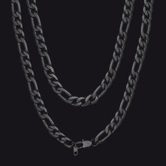 Herren-Figaro-Panzerkettengliederkette, 6/7,5/10 mm Breite