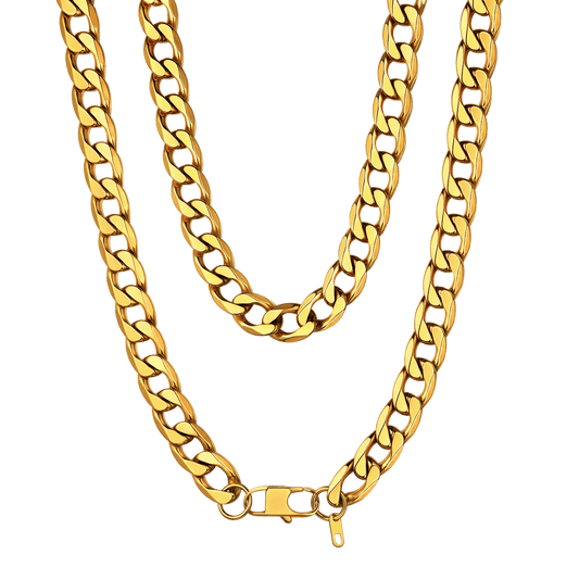 Klobige kubanische Gliederkette für Männer und Frauen, 4/6/9/13 mm breit