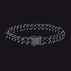 Pulseira de corrente cubana Miami com 5/7/9/12 mm de largura