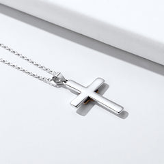 Silber Kreuz Stern David Anhänger Halskette Männer Frauen
