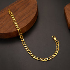 Pulseira Figaro Cuban Link Chain Curb 6mm-13mm