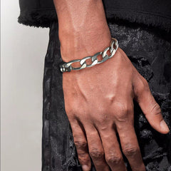 Pulseira Figaro Cuban Link Chain Curb 6mm-13mm