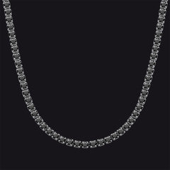 Tenniskette mit Zirkonia-Diamantschliff, für Herren und Damen