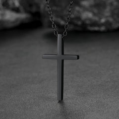 Klassische Kreuz Halskette MännerFrauen