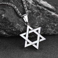 Colar Judaico Magen Estrela de Davi Masculino Feminino