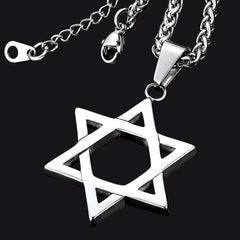 Colar Judaico Magen Estrela de Davi Masculino Feminino