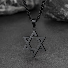 Colar Judaico Magen Estrela de Davi Masculino Feminino
