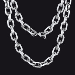 Klassische Rolo-Gliederkette, 18–30 Zoll Kette für Männer