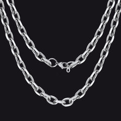 Klassische Rolo-Gliederkette, 18–30 Zoll Kette für Männer