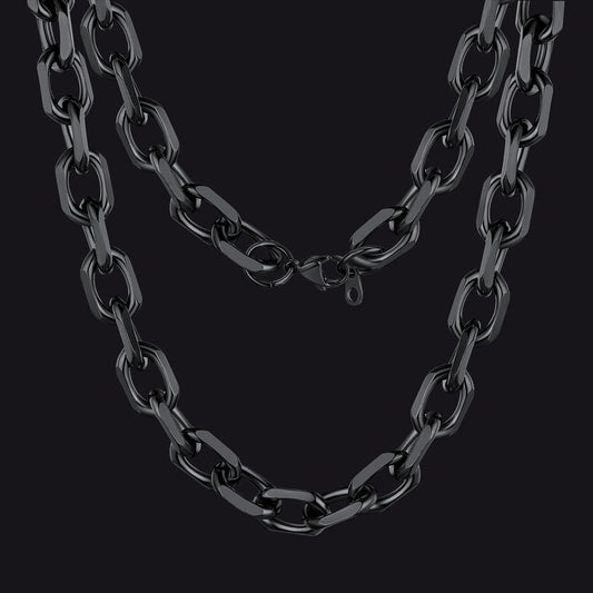 Klassische Rolo-Gliederkette, 18–30 Zoll Kette für Männer