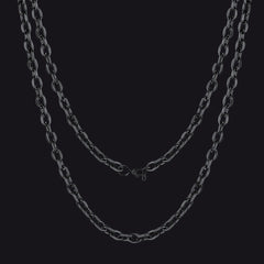 Klassische Rolo-Gliederkette, 18–30 Zoll Kette für Männer