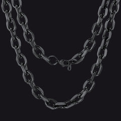 Klassische Rolo-Gliederkette, 18–30 Zoll Kette für Männer
