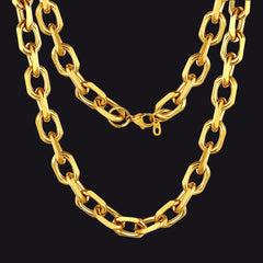 Klassische Rolo-Gliederkette, 18–30 Zoll Kette für Männer