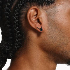 Brincos de esqueleto Rock Hand para homens