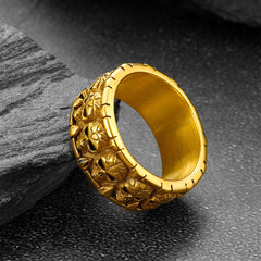 Skull Evil Teeth Stainless Steel Ring Men