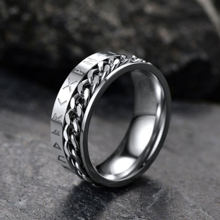 Anel Viking Spinner Masculino Feminino