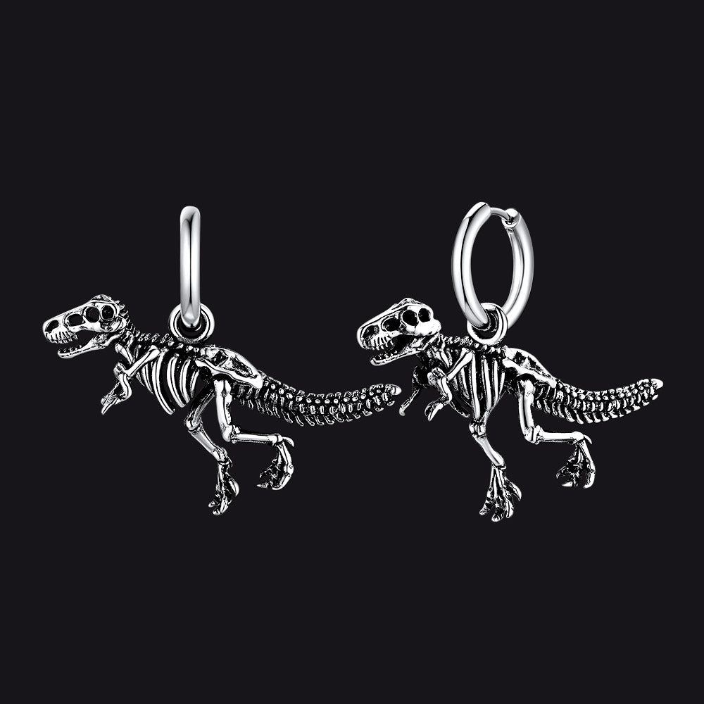 T-Rex Dinosaur Earrings Gift for Men Women