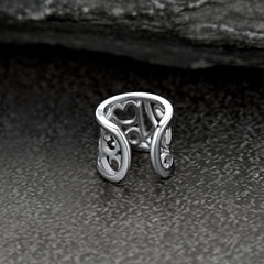 Keltischer Knoten 925 Sterling Silber Knorpel Ohr Manschette