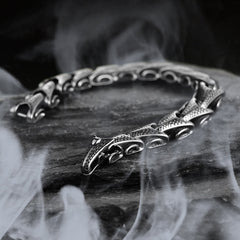 Pulseira Chunky Dragon Chain em Aço Inoxidável