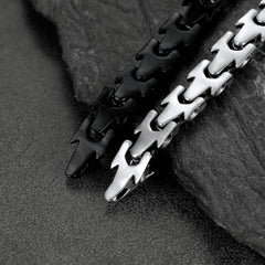 Pulseira Chunky Dragon Chain em Aço Inoxidável