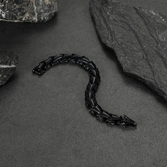 Pulseira Chunky Dragon Chain em Aço Inoxidável